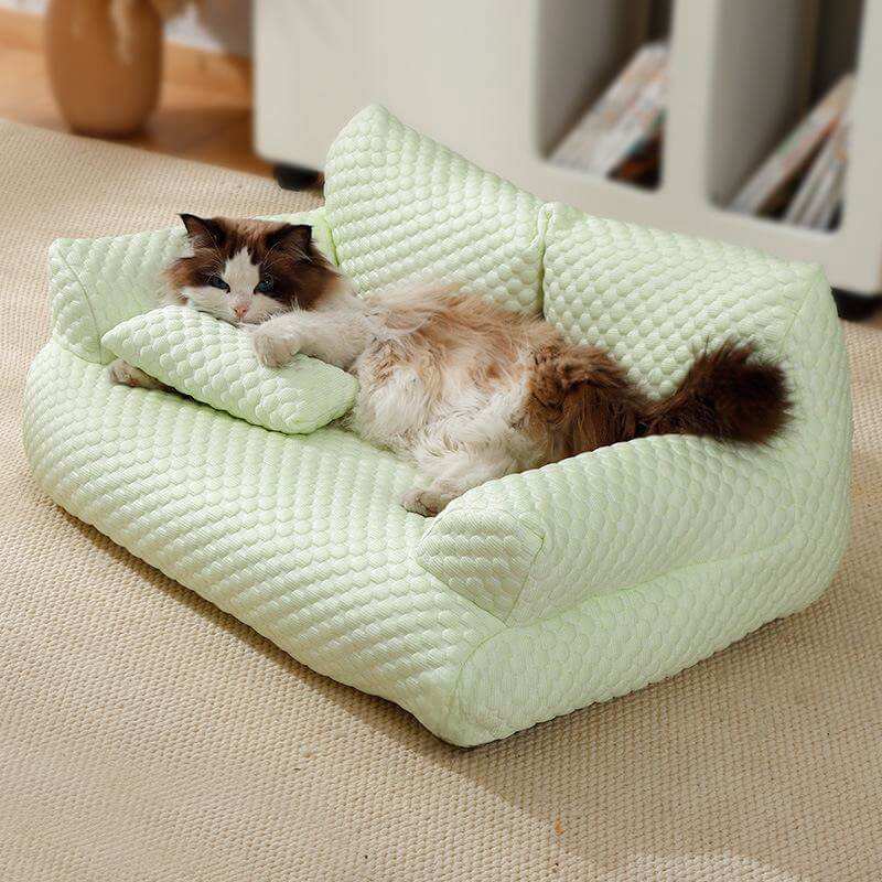 Canapé-lit Woof & Purr en soie de glace