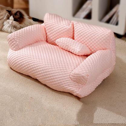 Canapé-lit  Woof & Purr en soie de glace